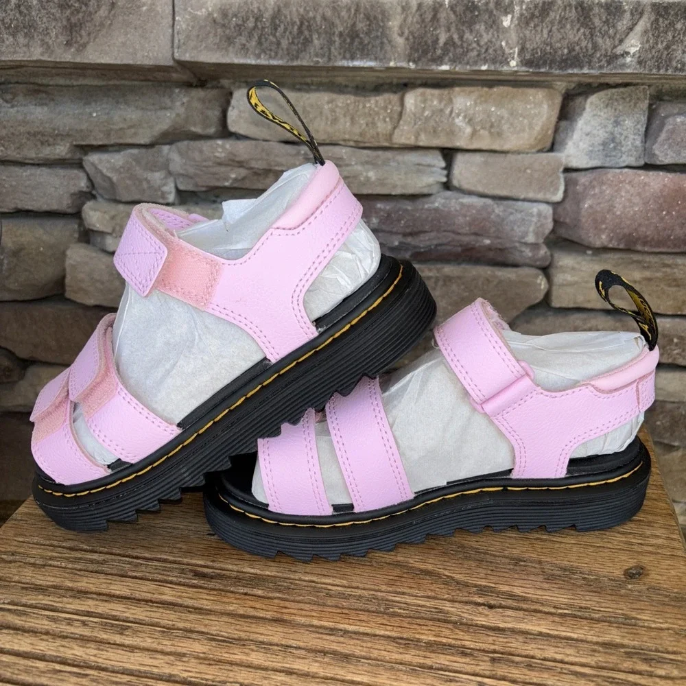 Girl's Sandals Dr. Martens The Klaire Sandal Size 1 Pink New!